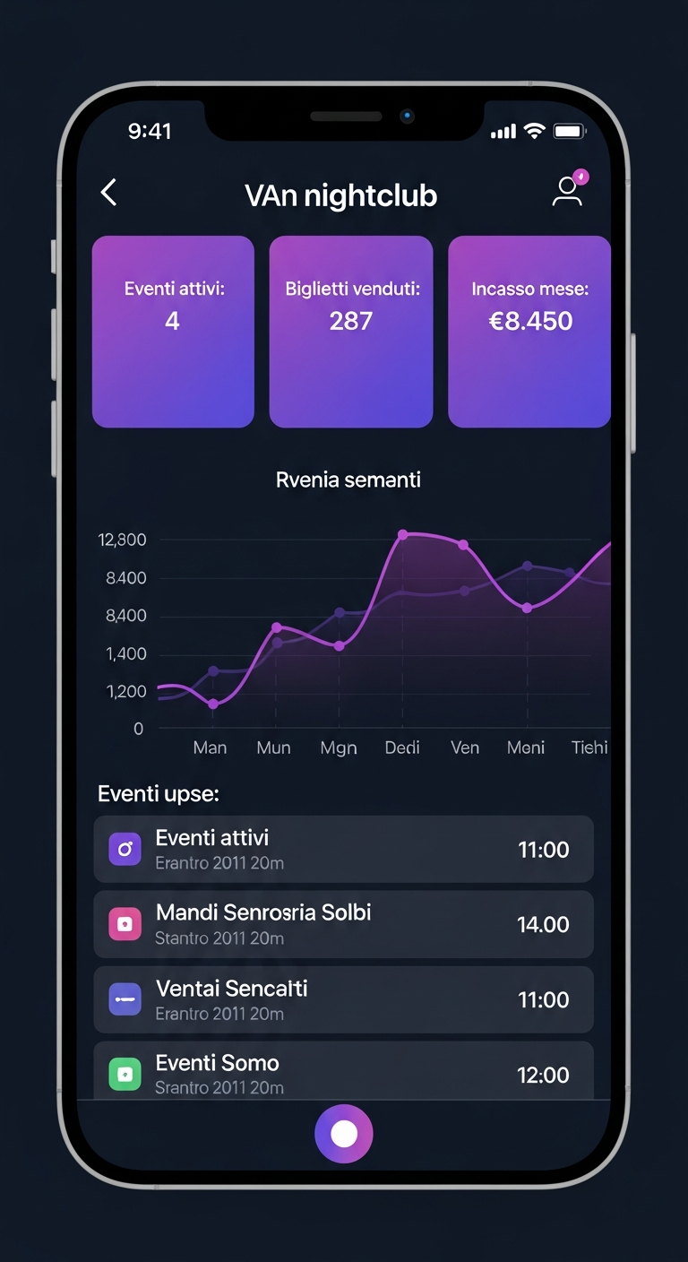 Dashboard del locale
